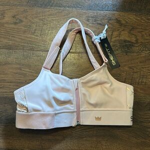 SHEFIT “The Flex” Sports Bra NWT. Blush color